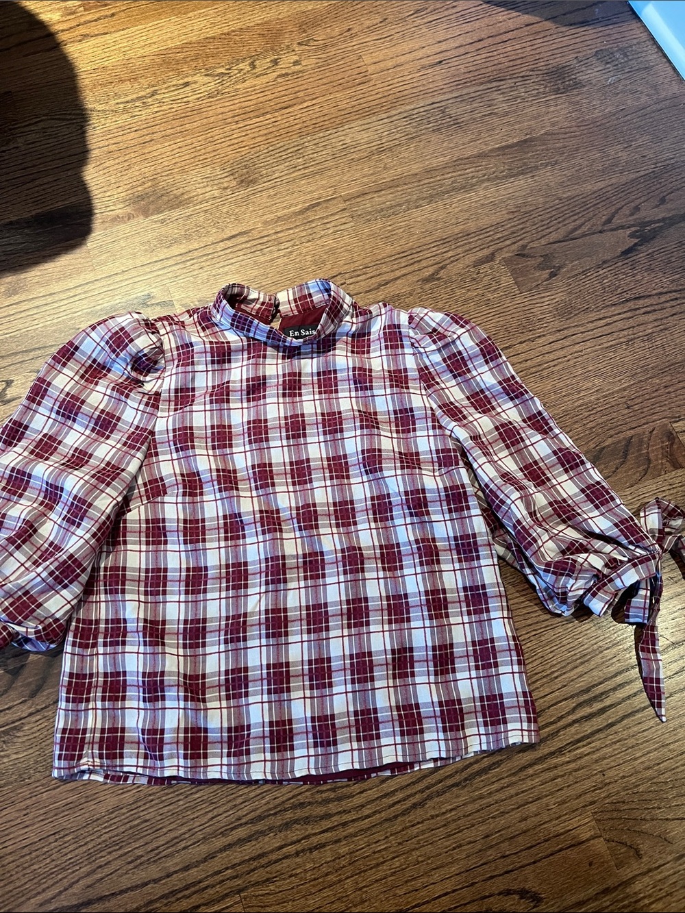 En Saison 3/4 Plaid shirt